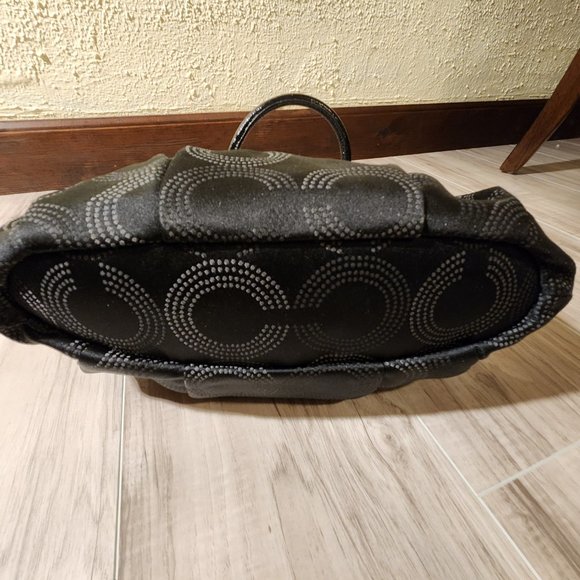 Like New Coach Dotted Madison 2Way Shoulder Bag c - Picture 9 of 16